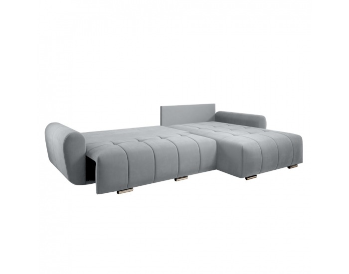 Rohová sedačka s rozkladom Longa Roh L/P - svetlosivá