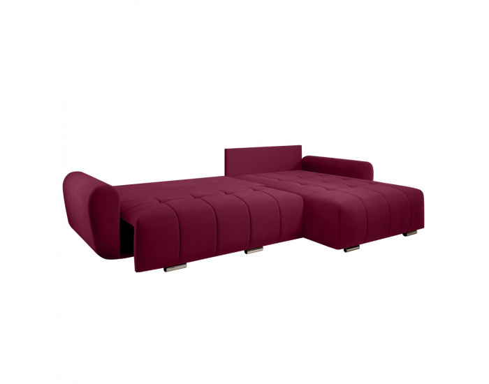 Rohová sedačka s rozkladom Longa Roh L/P - vínová