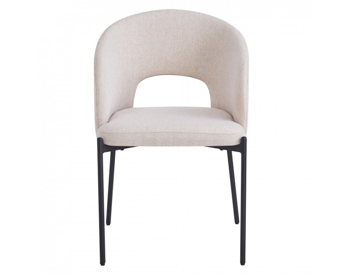 Jedálenská stolička Lonka - béžová / čierna