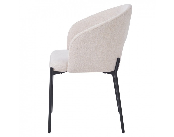 Jedálenská stolička Lonka - béžová / čierna