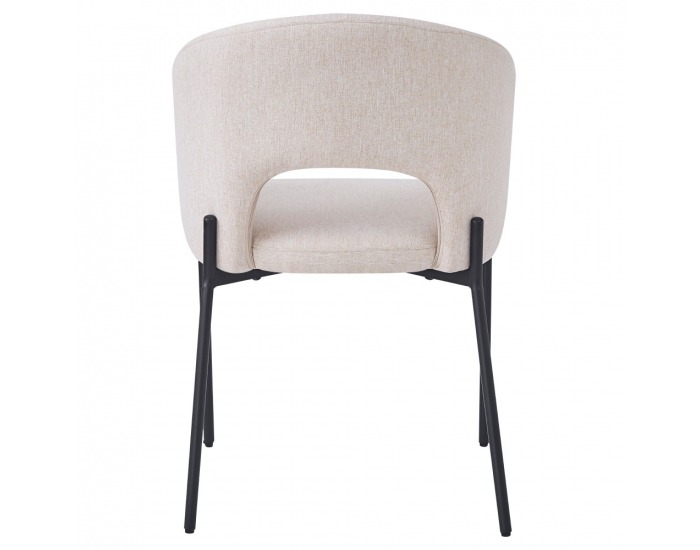 Jedálenská stolička Lonka - béžová / čierna