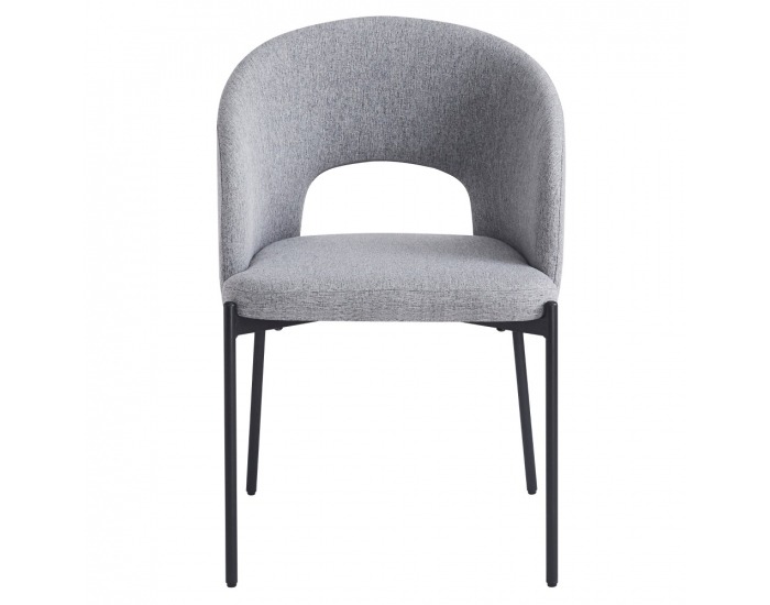 Jedálenská stolička Lonka - sivá / čierna