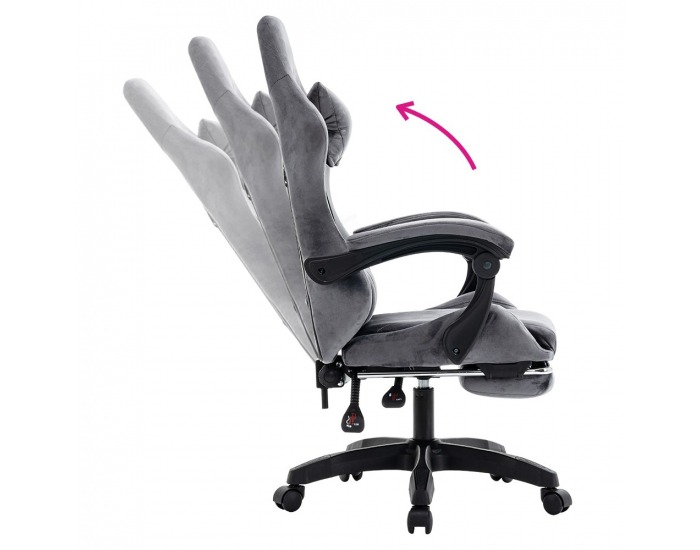 Kancelárske kreslo Lopes - sivá