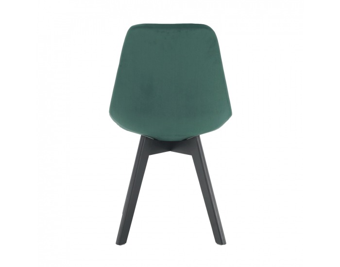 Jedálenská stolička Lorita - čierna (Velvet) / čierna