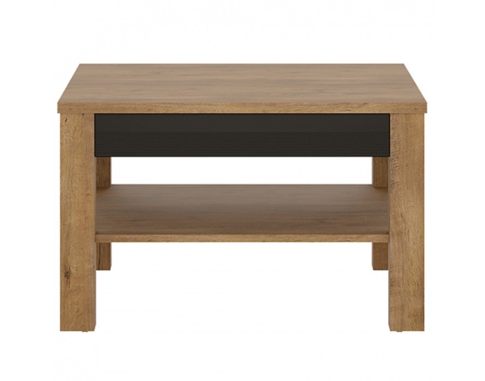Konferenčný stolík Lucita HAVT01 - dub lefkas tmavý / čierna