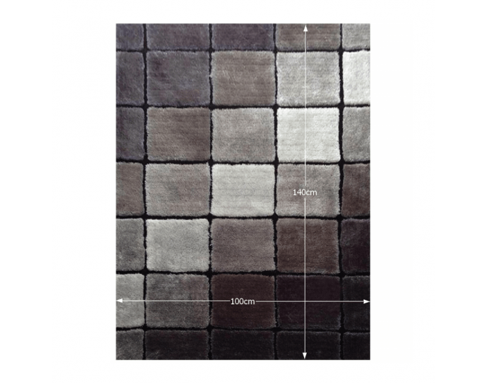 Koberec Ludvig Typ 2 100x140 cm - sivá