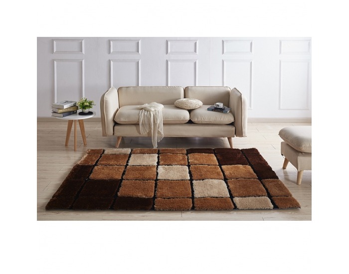 Koberec Ludvig Typ 3 100x140 cm - béžová / hnedá