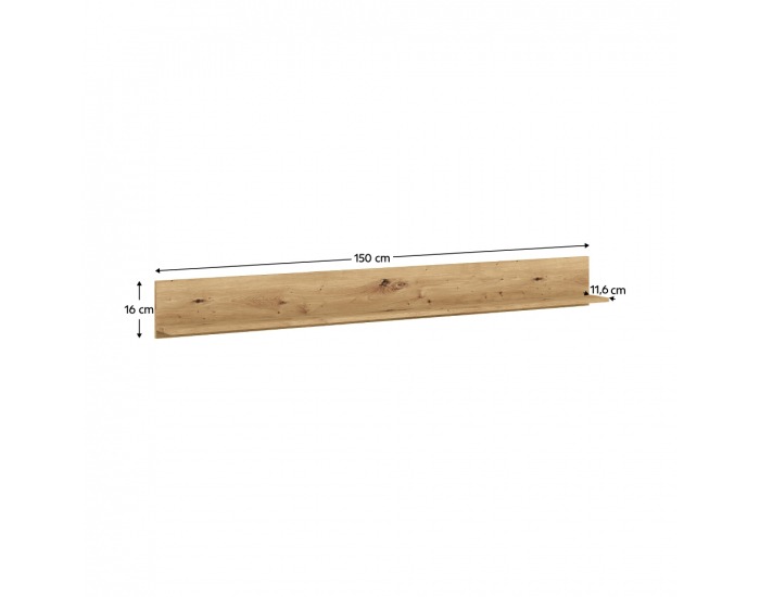 Polica Lugon LU10 150 - dub artisan