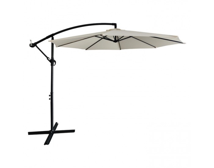 Záhradný slnečník Lukan - béžová