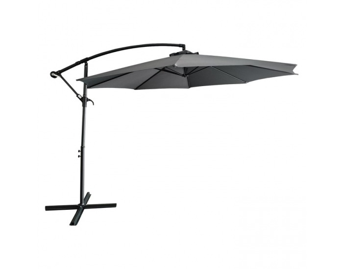 Záhradný slnečník Lukan - sivá