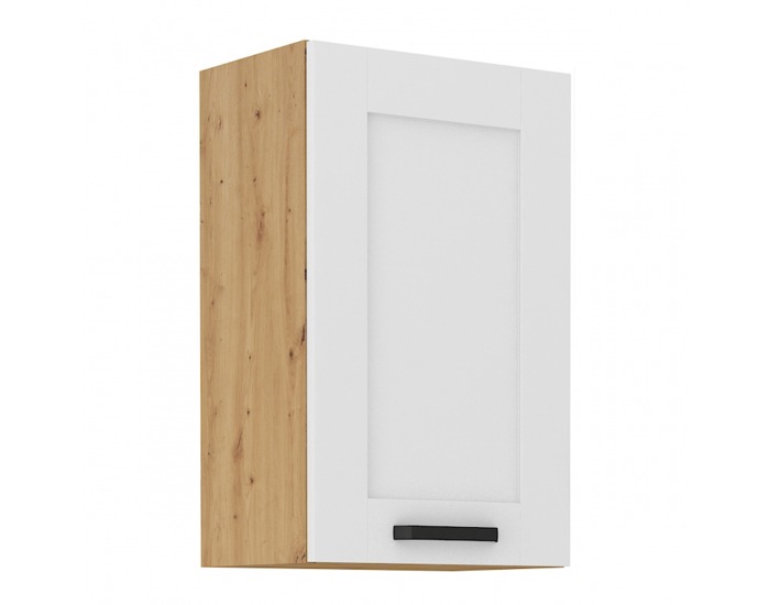 Horná kuchynská skrinka Lula 45 G-72 1F - biela / dub artisan