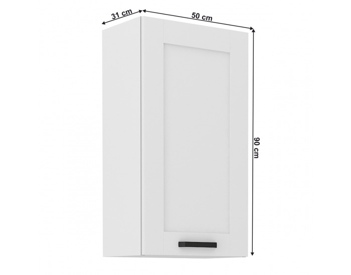 Horná kuchynská skrinka Lula 50 G-90 1F - biela