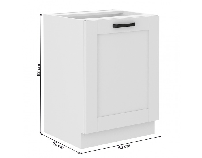 Dolná kuchynská skrinka Lula 60 D 1F BB - biela