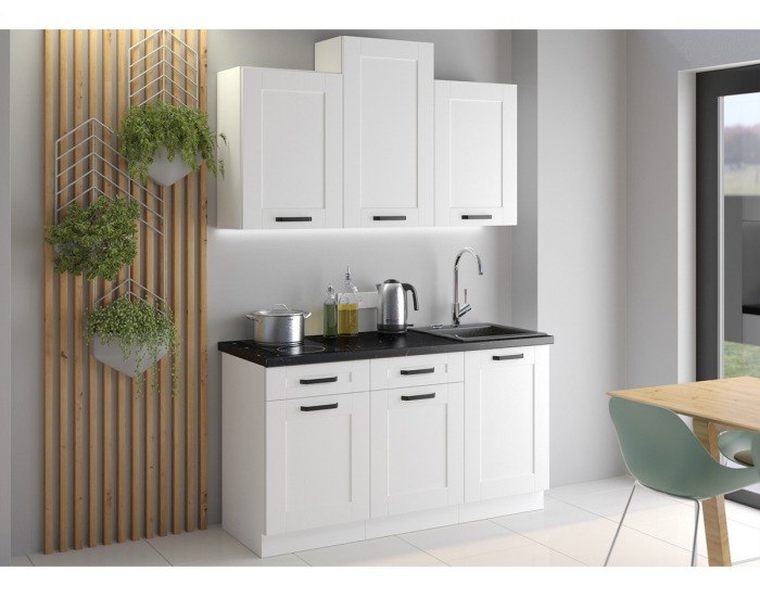 Kuchynská skrinka na sporák Lula 60 D GAZ BB - biela