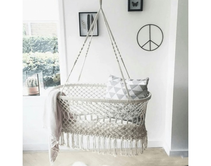 Závesná kolíska Lulabi - biela