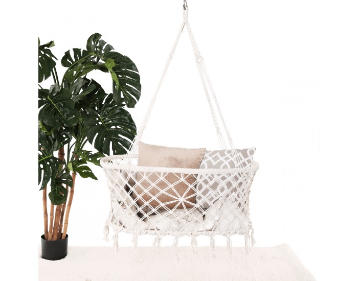 Závesná kolíska Lulabi - biela