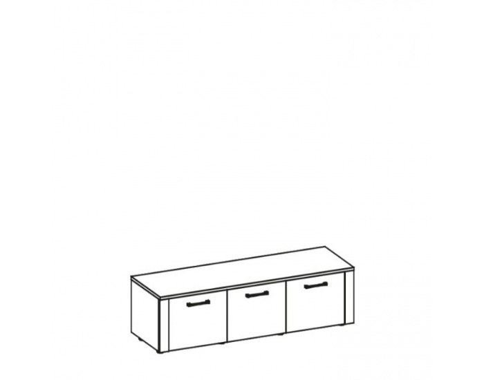 TV stolík Luna LU-RTV - wenge