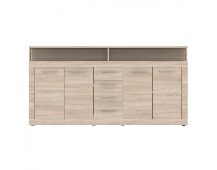 Štvordverová komoda so zásuvkami Lunysa 2 New - dub sonoma