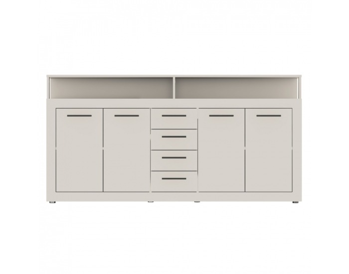 Štvordverová komoda so zásuvkami Lunysa 2 New - kašmír