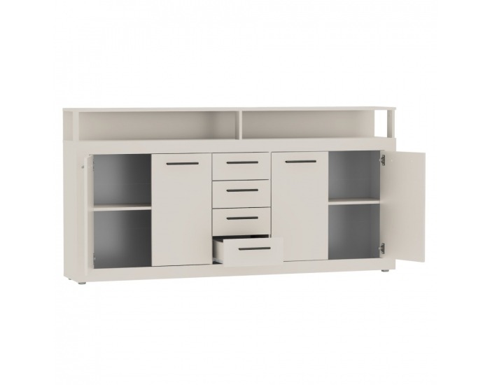 Štvordverová komoda so zásuvkami Lunysa 2 New - kašmír