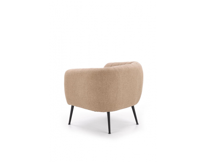 Kreslo Lusso - béžová / čierna