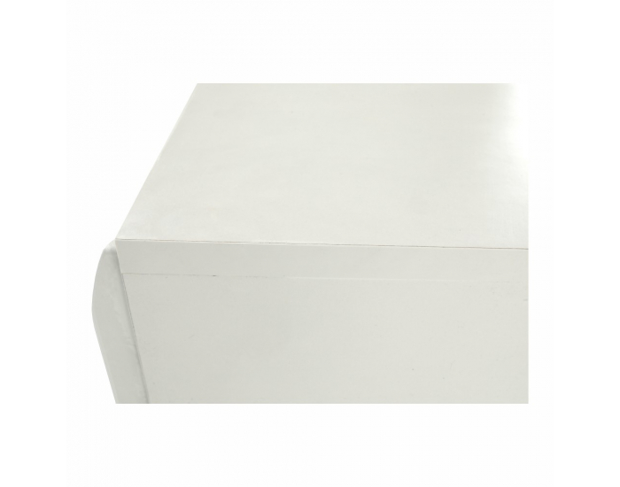 Vitrína Lynatet 42 - biely vysoký lesk / dub sonoma truflový