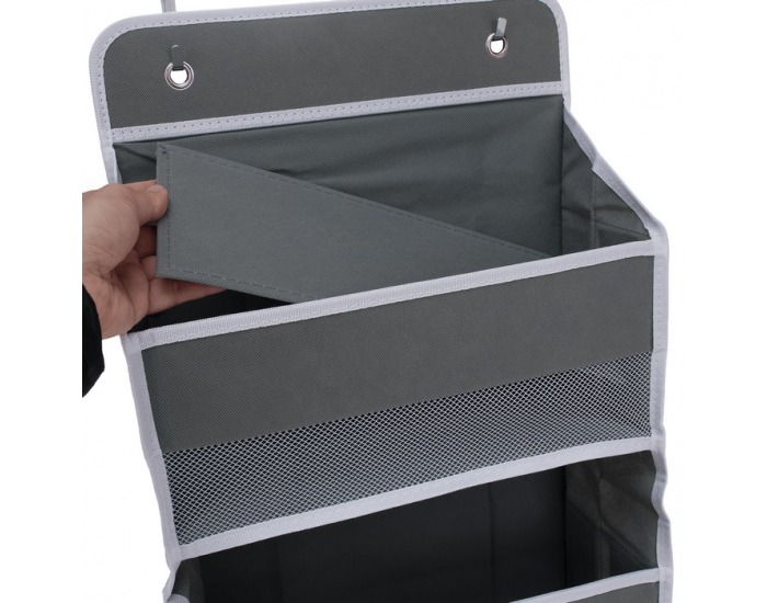 Závesný organizér na dvere Madon - sivá