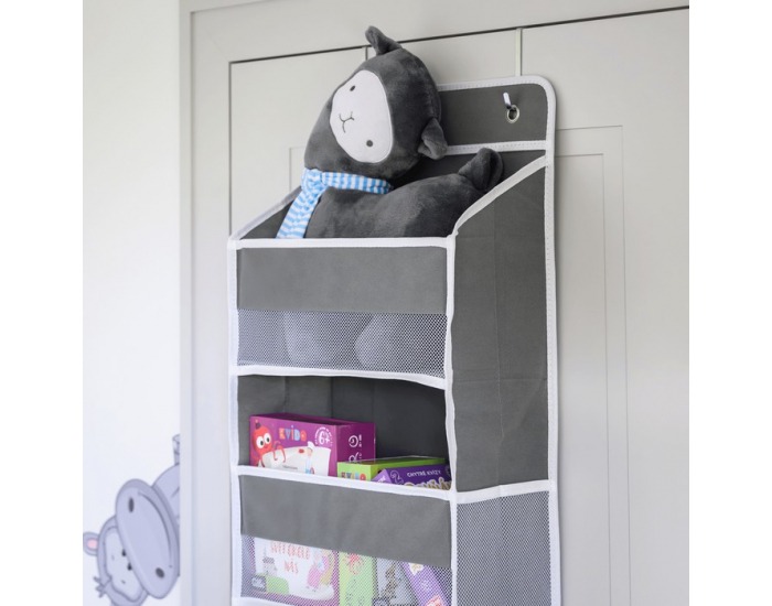 Závesný organizér na dvere Madon - sivá
