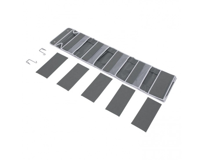 Závesný organizér na dvere Madon - sivá