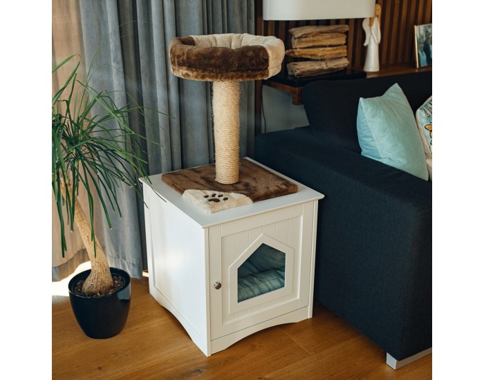 Domček pre domáce zviera Makan - biela