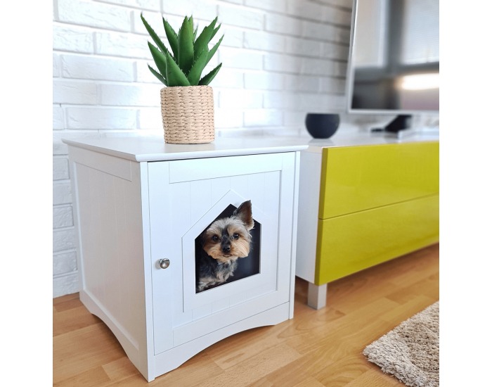 Domček pre domáce zviera Makan - biela