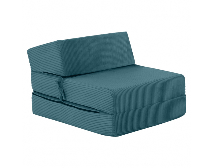 Skladací matrac / kreslo Malen - petrolejová