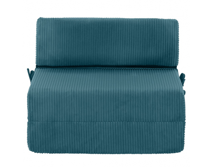 Skladací matrac / kreslo Malen - petrolejová