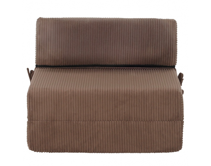 Skladací matrac / kreslo Malen - svetlohnedá