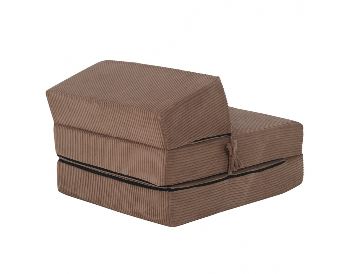 Skladací matrac / kreslo Malen - svetlohnedá