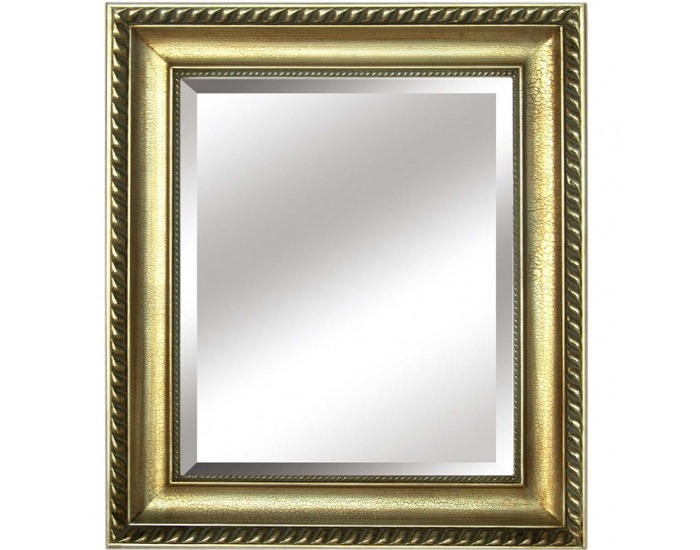 Zrkadlo na stenu Malkia Typ 10 - zlatá
