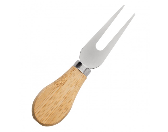 Drevená doska na krájanie syra Mandol - prírodná / strieborná