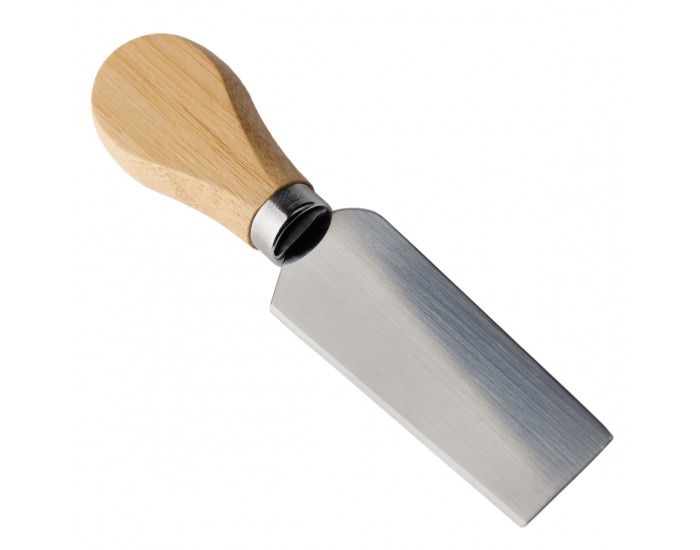 Drevená doska na krájanie syra Mandol - prírodná / strieborná