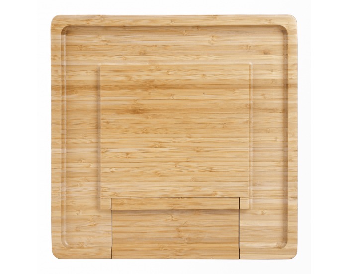 Drevená doska na krájanie syra Mandol - prírodná / strieborná