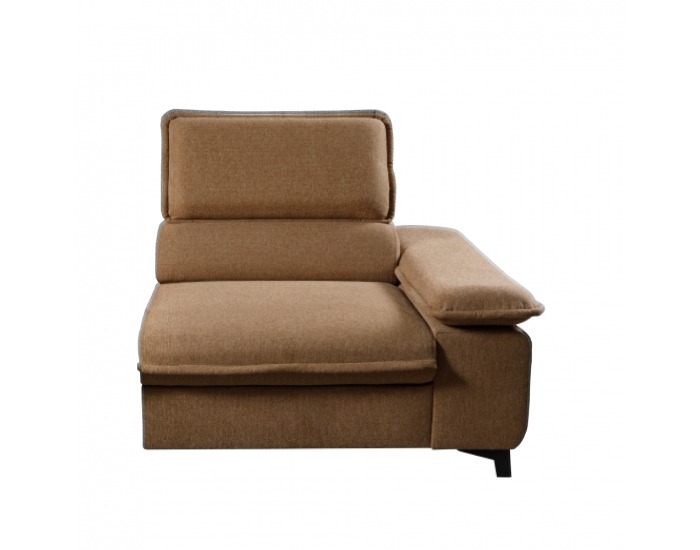 Jednosed Manty 1 1BP P - hnedá / čierna