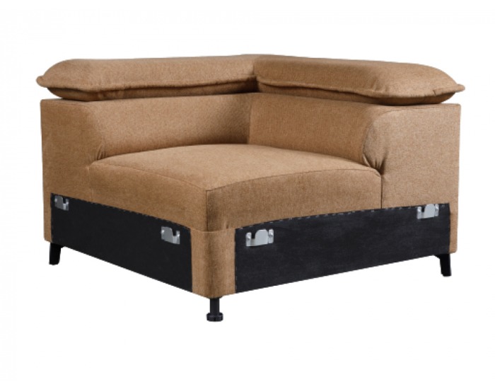 Rohová časť Manty R - hnedá / čierna