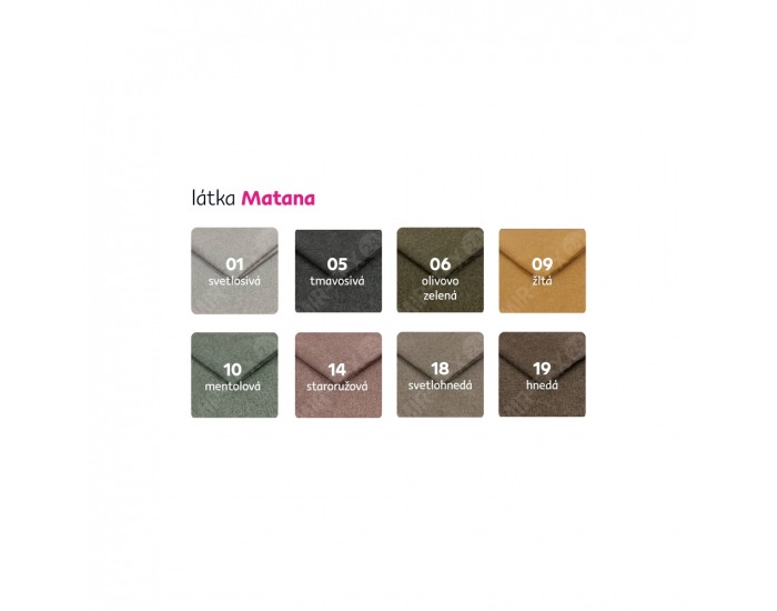 Rohová časť Manty R - hnedá / čierna