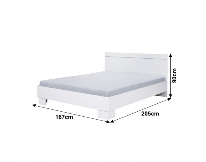 Posteľový rám Ikomo 160 - biela