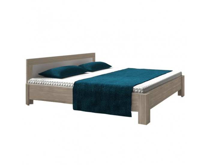 Posteľový rám Mediolan New 160 - dub sonoma / biela