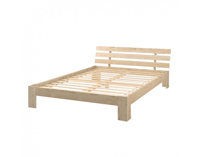 Manželská posteľ s roštom Alpera 160x200 cm - prírodná