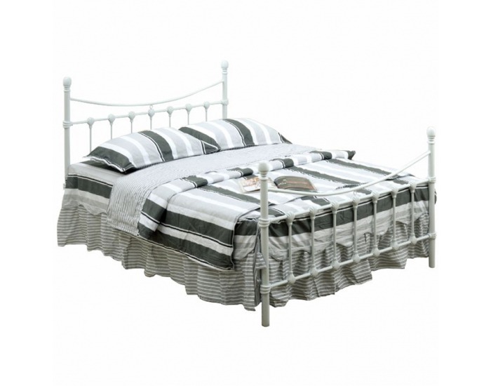 Manželská posteľ s roštom Nieves New 140x200 cm - biela