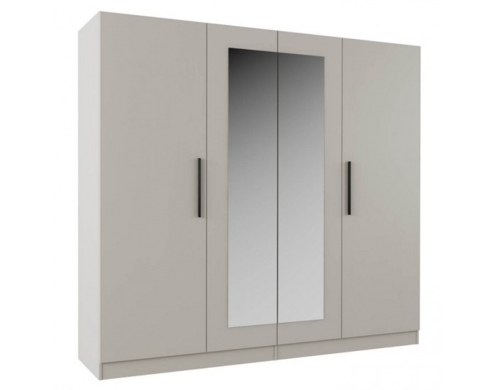Šatníková skriňa so zrkadlom Matisa - kašmír