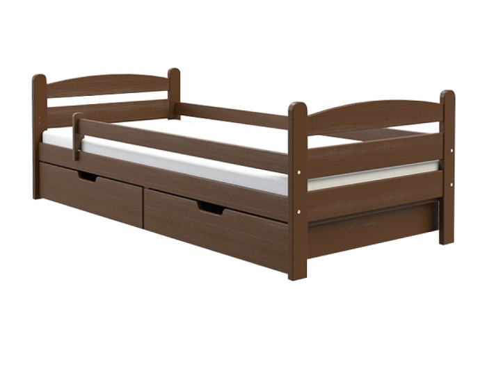 Jednolôžková posteľ s roštom Mauricius 90 - orech