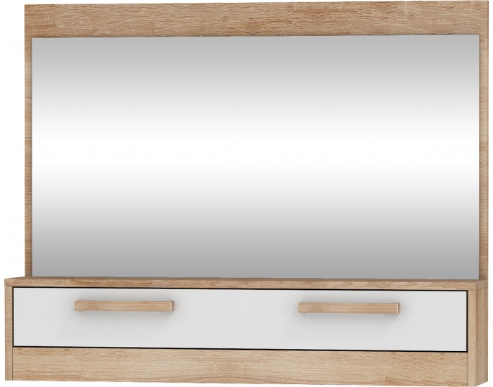 Predsieň Maximus - sonoma svetlá / biely lesk