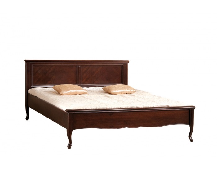 Rustikálna manželská posteľ Wersal W-P 180 - wenge
